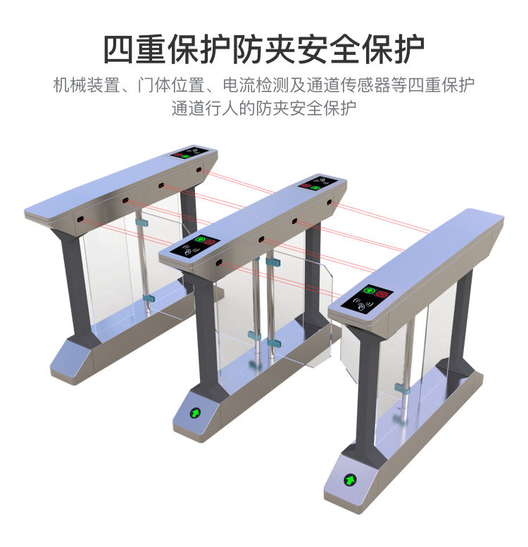 GK728-YT扫码蝶形通道闸机
