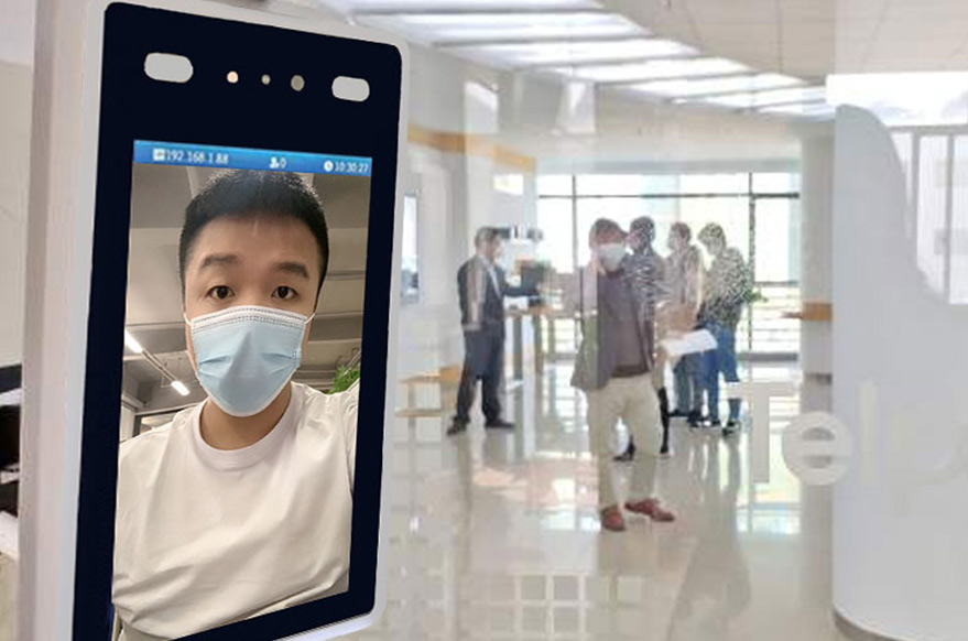 无感非触式人脸识别门禁测温终端，安全级全面升级_深圳插槽x8插槽高清网站